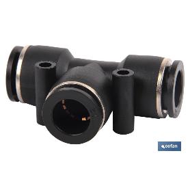 EMPALME RAPIDO PLASTICO T T-14 VENTA UNITARIA