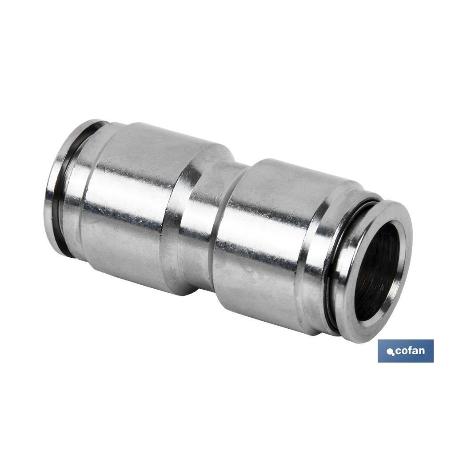 EMPALME RAPIDO METALICO RECTO T-12 VENTA UNITARIA