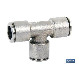 EMPALME RAPIDO METALICO TE TUBO DE 8 VENTA UNITARIA