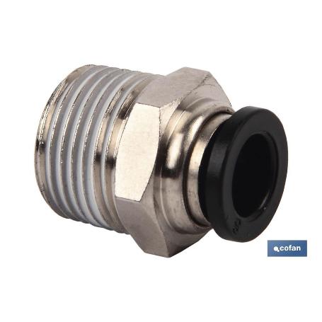 RACOR ROSCADO RECTO T-10, R-3/8 VENTA UNITARIA