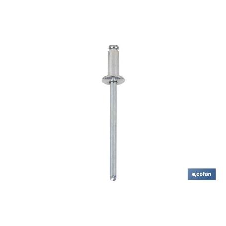 REMACHE ALUMINIO NORMAL 4,8 X 22 MM   CAJA 250 UNID.