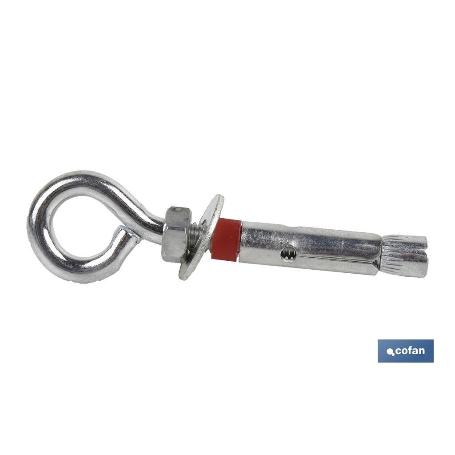 ANCLAJE METALICO C/ARGOLLA 10/12X70 VENTA UNITARIA