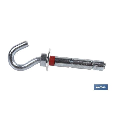 ANCLAJE METALICO C/GANCHO 8/10X60 VENTA UNITARIA