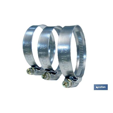 ABRAZADERA METÁLICA BANDA 9MM  10-16 VENTA UNITARIA