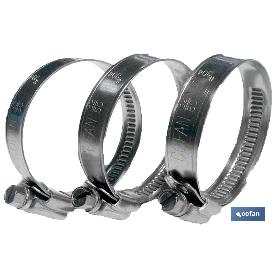 ABRAZADERA INOX A-2 BANDA 12MM 32-50 VENTA UNITARIA
