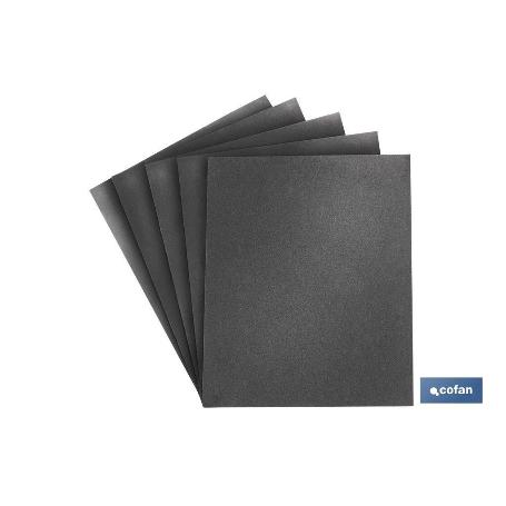 LIJA AL AGUA GRANO 2.500 (230X280MM) VENTA UNITARIA