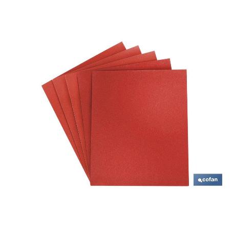 PLIEGO LIJA MADERA/PARED G.120 (230X280) VENTA UNITARIA