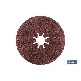 DISCO FIBRA 115 MM. - GRANO 40 VENTA UNITARIA