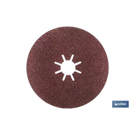 DISCO FIBRA 178 MM. - GRANO 80 VENTA UNITARIA