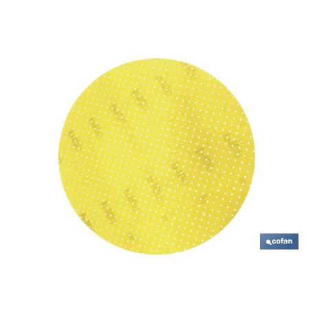 DISCO LIJA MICROPERFORADO ALTA CALIDAD C/VELCRO Ø225 G-120 VENTA UNITARIA