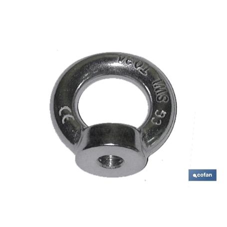 ANILLA ELEVACION HEMBRA DIN 582 M-12 ZN VENTA UNITARIA