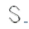 GANCHO EN S ZINCADO M-6 VENTA UNITARIA