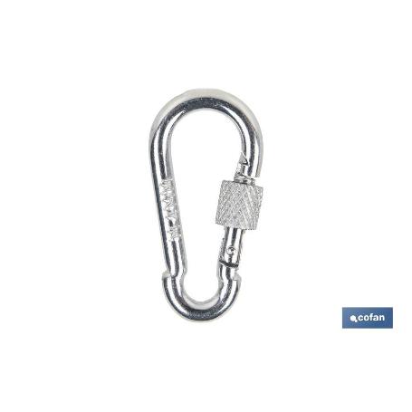 MOSQUETON CON SEGURO M-6X60 VENTA UNITARIA