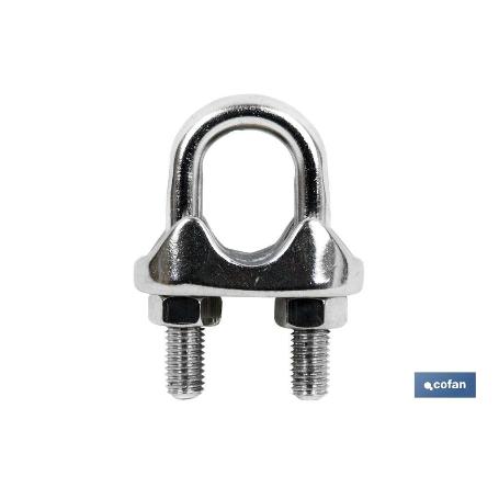 SUJETACABLES ACERO INOXIDABLE M-10 VENTA UNITARIA
