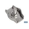 SUJETACABLES PLANO SIMPLE M-8 INOX VENTA UNITARIA