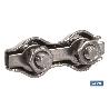 SUJETACABLES PLANOS DOBLES INOX. M-2 VENTA UNITARIA