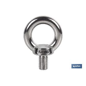 ANILLA ELEVACION MACHO DIN 580 M-10 INOX VENTA UNITARIA
