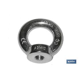 ANILLA ELEVACIÓN HEMBRA DIN 582 INOX M-10 VENTA UNITARIA