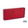 CATADIÓPTRICO RECTANGULAR ROJO 94 X 44 MM CON ADHESIVO