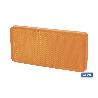 CATADIÓPTRICO RECTANGULAR ÁMBAR 94 X 44 MM CON ADHESIVO