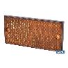 CATADIÓPTRICO RECTANGULAR ÁMBAR 106 X 50 MM CON AGUJERO SIN TORNILLO CON ADHESIVO
