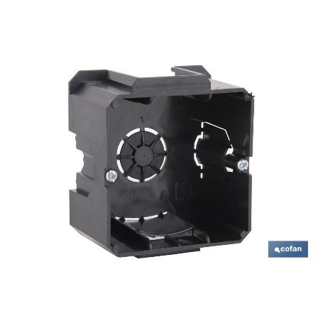 CAJA EMPOTRAR MECANISMOS UNIVERSAL 67X77X42 5 ENTRADAS TUBO VENTA UNITARIA