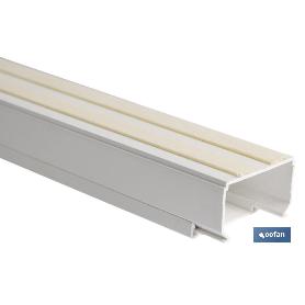 MINICANAL RECTO ADHESIVO 2M 16X16MM VENTA UNITARIA