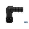 CONEXIÓN EN CODO 90º R.MACHO Ø16MM-1/2 VENTA UNITARIA