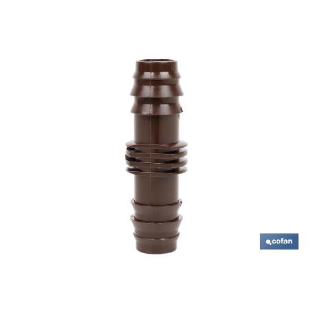 ENLACE RECTO Ø16MM (MARRÓN-MAX SEGUR.) VENTA UNITARIA