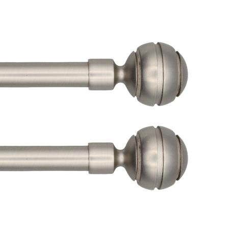 BARRA FORJA AZMARK 16/19MM 150-290CM ESFERA NICKEL  KIT