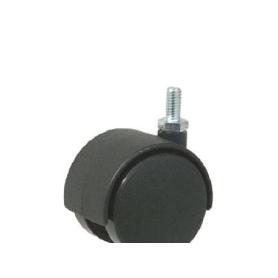 AFO RUEDA GIRATORIA NEGRA 445-50 ESPIGA ROSCA M-10 DIAMETRO 50 MM