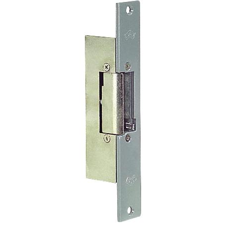 CERRADURA JIS ELECTRICA 12 VOLTIOS 842-901G FRENTE GRIS