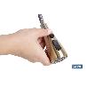 GRIFO DE COCINA DORADO DE ACERO CEPILLADO CON MANGUERA EXTENSIBLE Y 3 FUNCIONES 400 X 220 X 54 MM