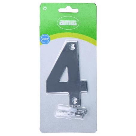 NUMERO 4-4 INOX AMIG