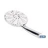 MANGO DE DUCHA REDONDO CROMADO CON 5 FUNCIONES 155 X 280 MM