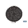KIT DE DUCHA REDONDA CROMADO CON 3 FUNCIONES 125 X 280 MM