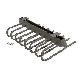 EMUCA PANTALONERO EXTRAÍBLE, IZQUIERDA, ACERO Y PLÁSTICO, TITANIO