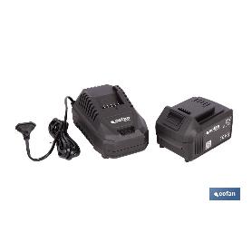 PACK CARGADOR 20 V 4.5 A Y BATERÍA LI-ION 20 V 4.0AH