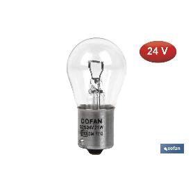 LÁMPARA COFAN 1 POLO P21W (BA15S) 24V VENTA UNITARIA