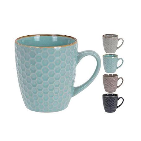 TAZAS MUG PANAL 300 CC LOTE 4