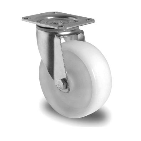 RUEDA INDUSTRIAL 80 PP BLANCA PLACA GIRO 110KG 20C0896