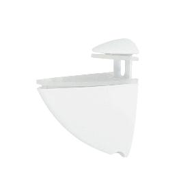 SOPORTE PELICANO REGULABLE PARA ESTANTE 1 / 20 MM. BLANCO  (1 PIEZA)