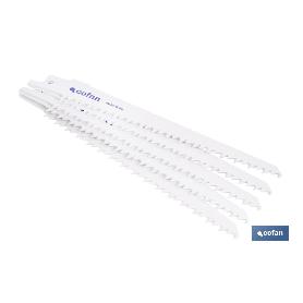 HOJA DE SIERRA DE SABLE (5PCS) HCS 130X6  -  MADERA