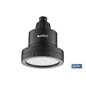 ROCIADOR DE DUCHA CON 15 FILTROS COLOR NEGRO 11,5 X 13,5 CM