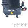 COMPRESOR AIRE WOLFPACK 6 LITROS / 8 BARES / 1,1 KW - 1,5 HP  SIN ACEITE