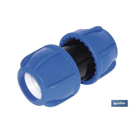 ENLACE RECTO PP PN16 75 X 75  VENTA UNITARIA