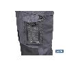 PANTALÓN DE TRABAJO HEIMDALL ELASTANO 280 G/M2 GRIS OSCURO CON DETALLES NEGROS TALLA 58