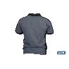 POLO BALDER ELASTANO 210 G/M2 GRIS OSCURO-NEGRO TALLA M
