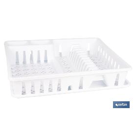 ESCURREPLATOS CON BANDEJA BLANCO 48 X 38,5 X 9.5 CM