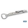 SACACORCHOS DE ACERO INOXIDABLE CON ABRIDOR 14 CM